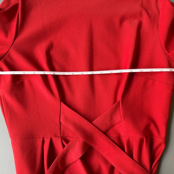 Bettie Page by Tatyana Red Midi Pencil Dress - Picture 5 of 7